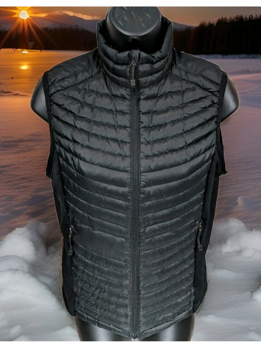 Eddie Bauer First Ascent Microtherm Storm Down Women XS X-Small Puff Vest Jacket